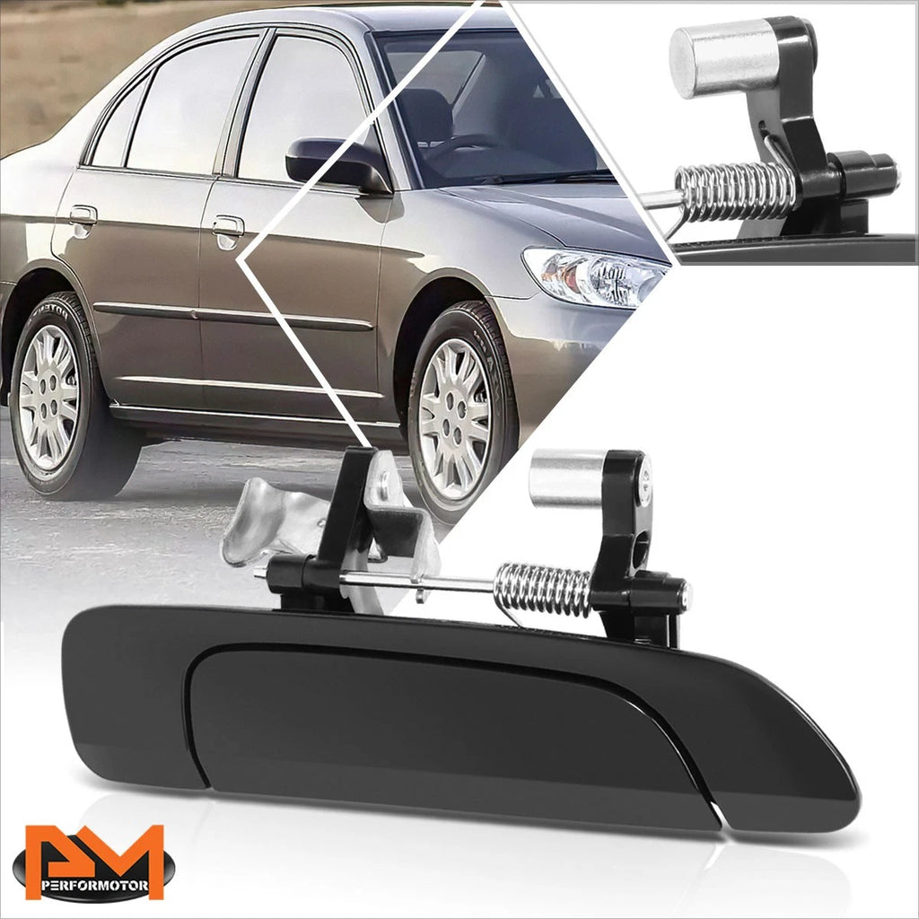 Exterior Outer Door Handle for Honda Civic Sedan (2001–2005) - Black