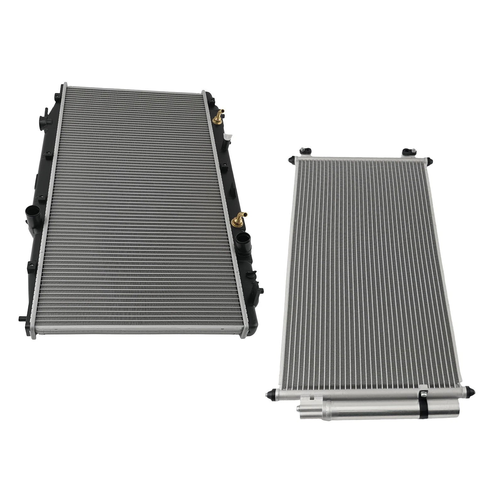 Aluminum Radiator & AC Condenser for Honda Accord EX-L (2008-2012)