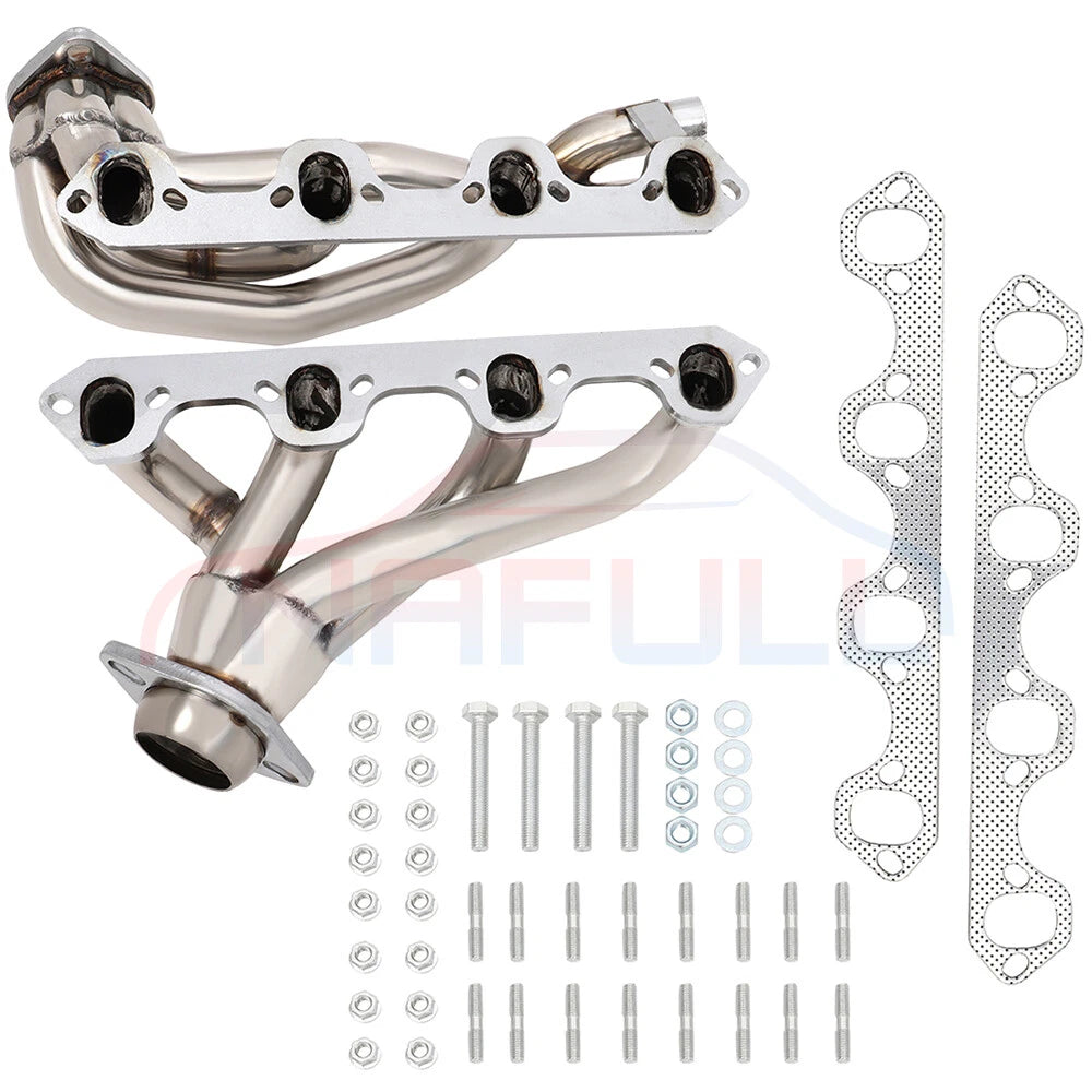 Stainless Exhaust Header Manifold for Ford F150/Bronco 5.8L V8 (1987–1995)