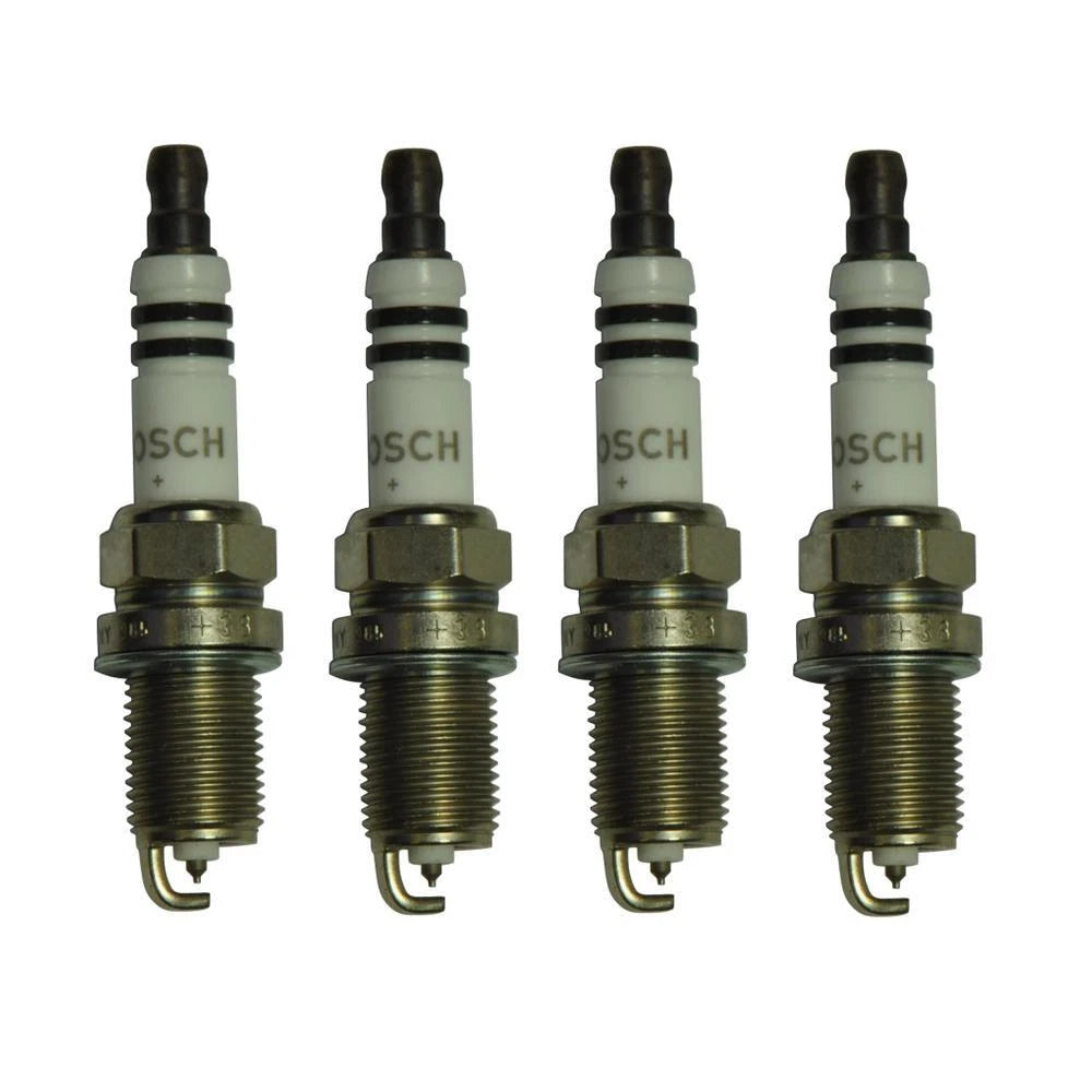 Set of 4 Spark Plugs BOSCH FR-7-KPP-33U+ for Mercedes R170 R171 W203 W209