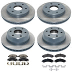 Disc Brake Rotors & TRW Ceramic Pads Kit for Sierra 1500 Denali (2015–2020)