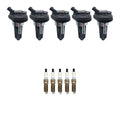 Set of 5 Ignition Coils & Denso Spark Plugs for Colorado L5