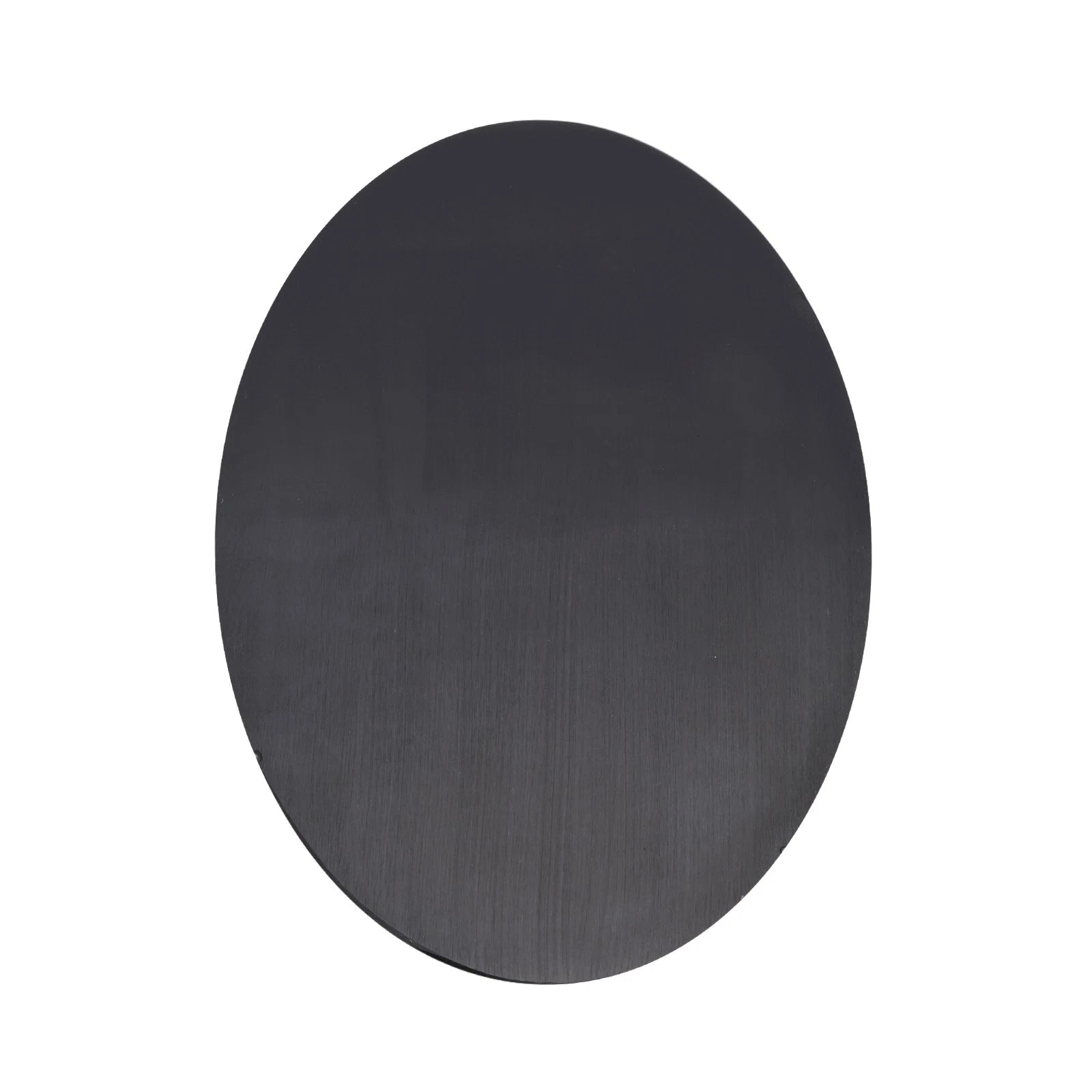 Oval Blank Aluminum Alloy License Plate for Motorcycle (Universal Fit)