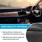 Dashboard Cover for Audi Q7 4L (2006–2014) Non-Slip Black Mat