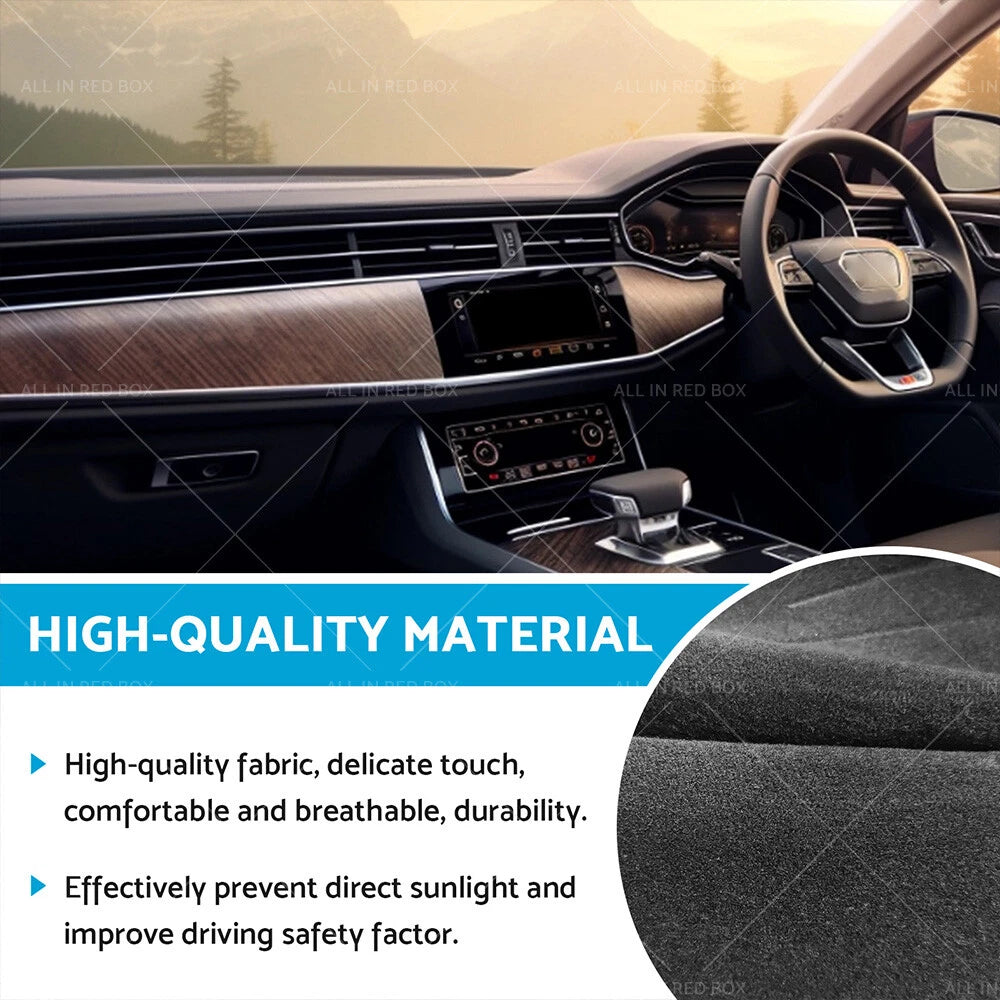 Dashboard Cover for Audi Q7 4L (2006–2014) Non-Slip Black Mat