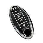 TPU 4 Button Key Cover Case for Nissan Rogue, Sentra, Juke, Leaf, Micra