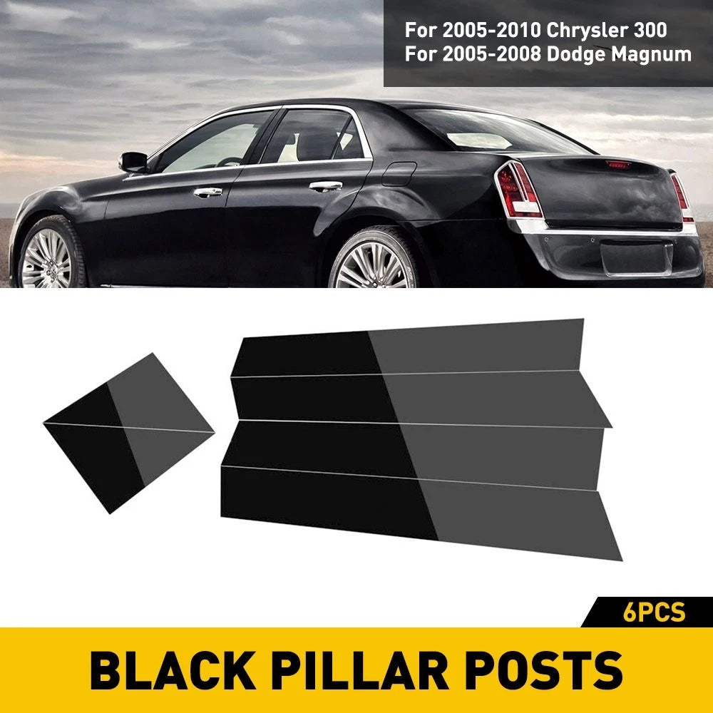 Set of 2 Door Pillar Post Trims for Chrysler 300/300C/Magnum (2005–2010)