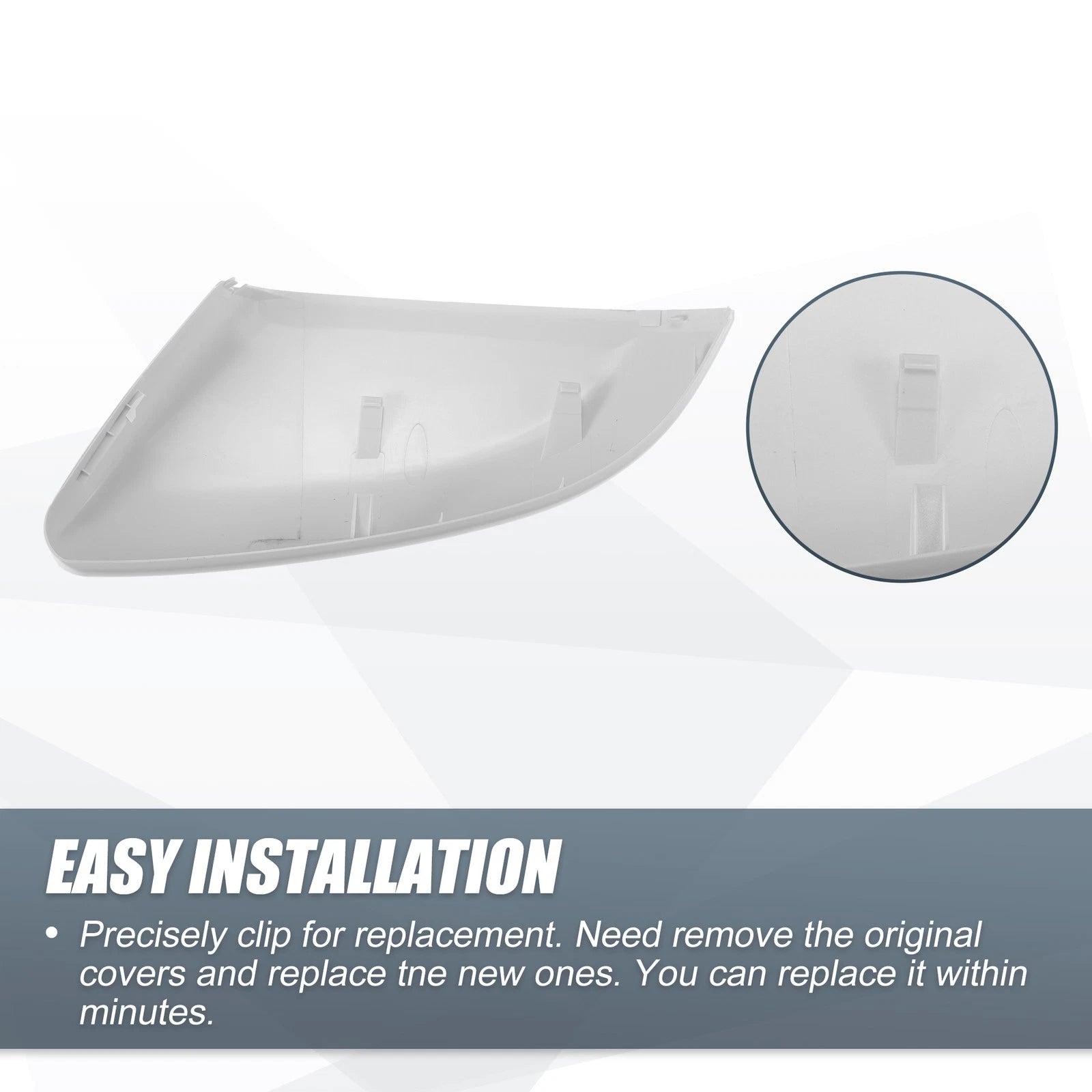 Right Passenger Side Mirror Cover Cap for Honda Civic (2016–2021)