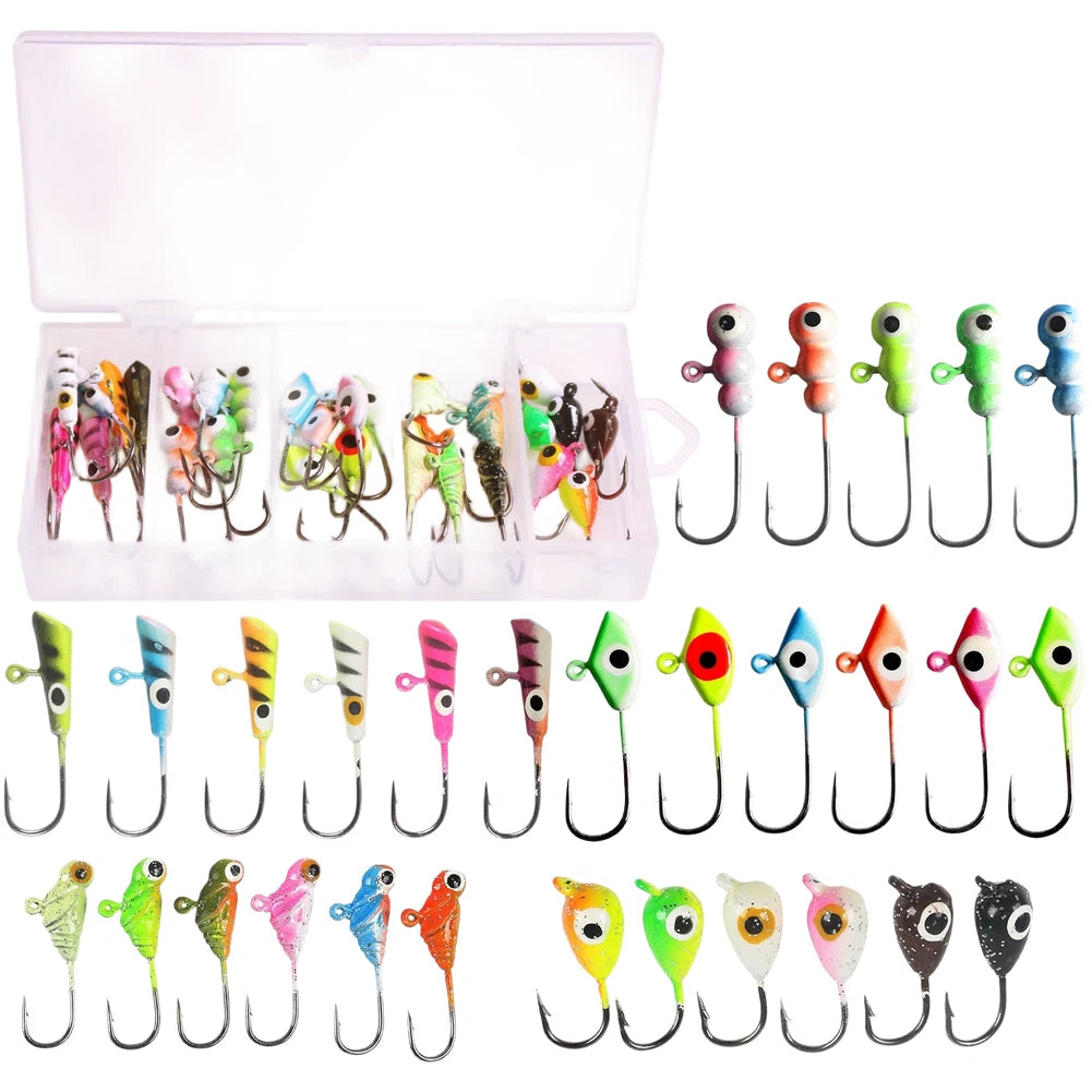 Weighted Jig Heads for Fishing (Ice Fishing)
