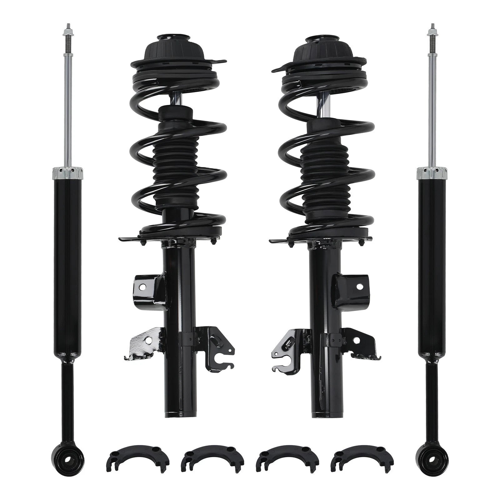 Set of 4 Rear Front Struts Assembly for Jeep Cherokee (2014–2018) 13611 13612