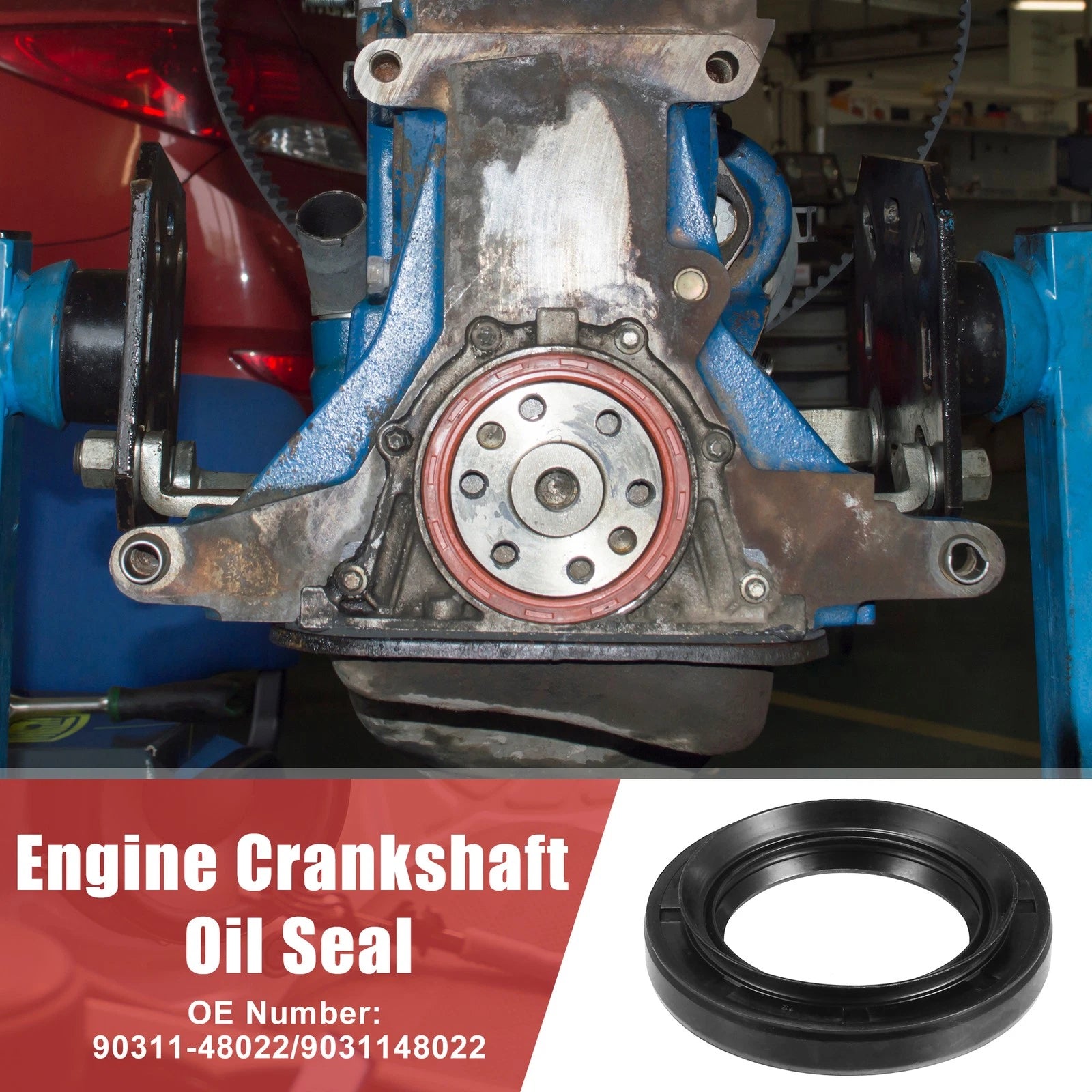 2pcs Engine Crankshaft Oil Seal for Toyota Land Cruiser (1981–1990) No. 9031148022