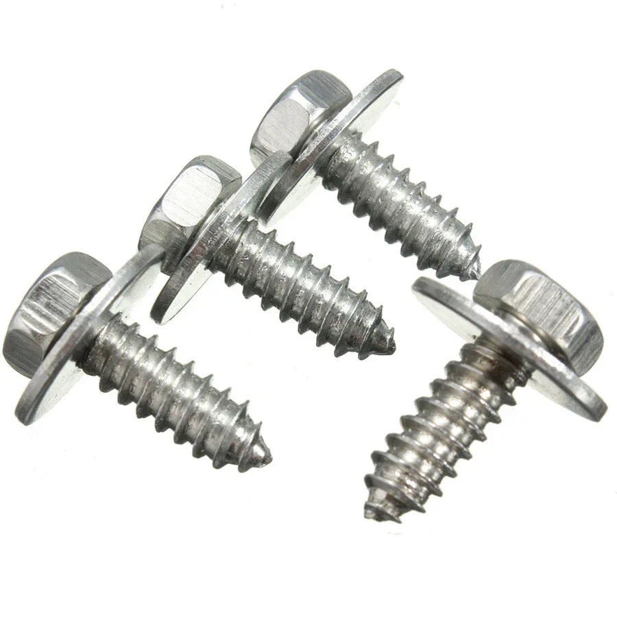 40 Pcs Car Bumper Body Panel Trim Retainer Clips Screws for Mixed Fasteners