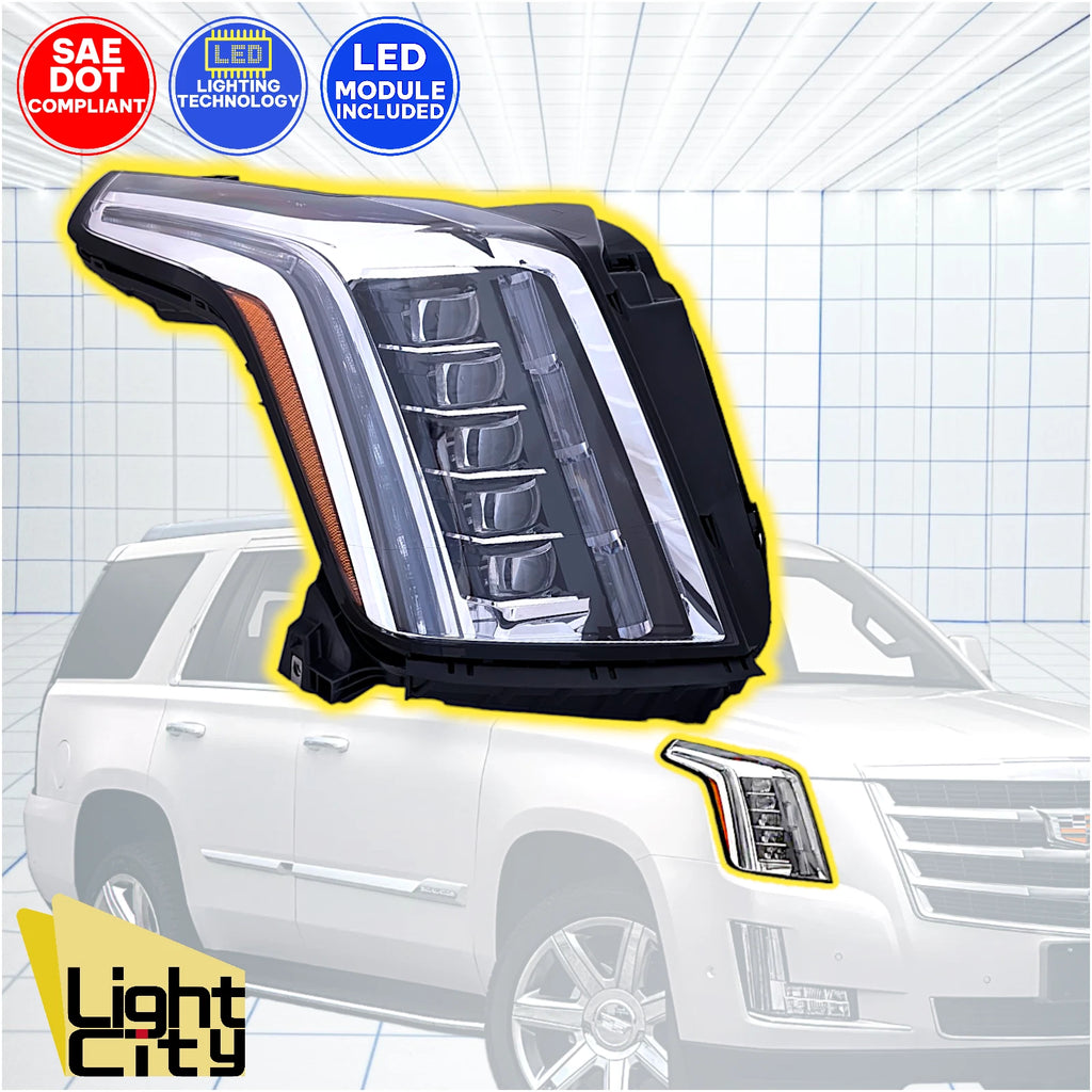 Full LED Headlight Assembly RH for Cadillac Escalade (2015–2020)