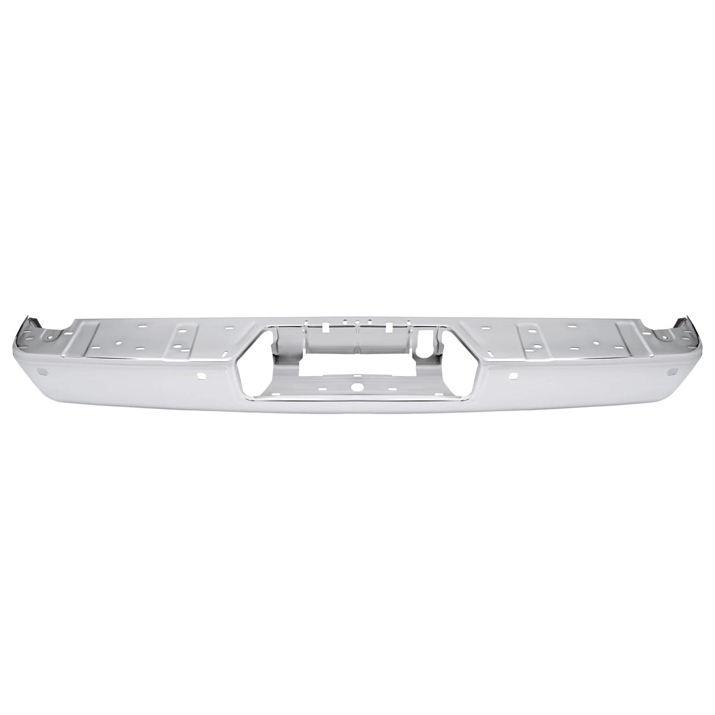 Rear Step Bumper Face Bar for Nissan Titan XD (2016–2020) with Sensor Holes