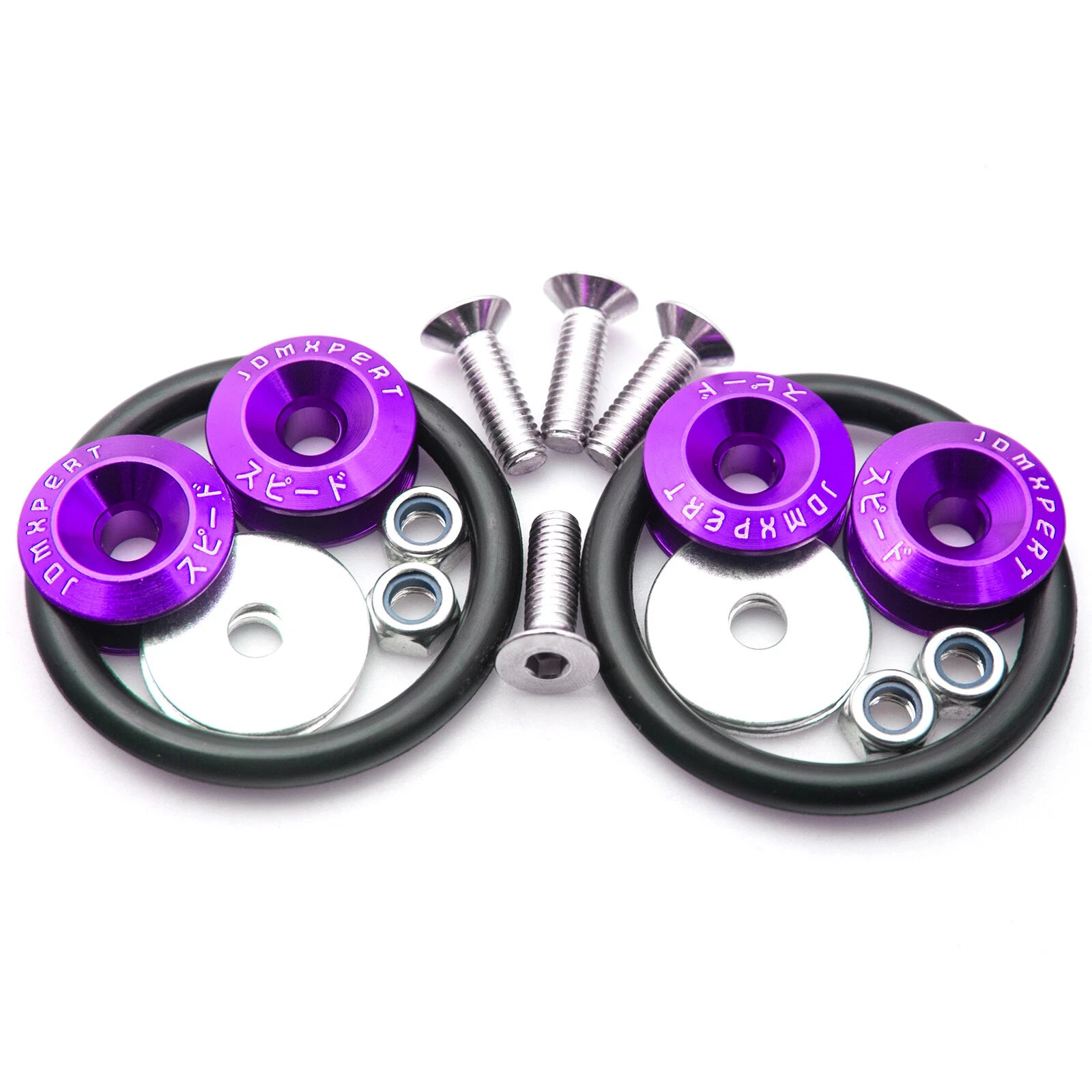 Quick Release Fastener Kit for Audi A3 A4 A5 Purple Hatch Lids (2010-2014)