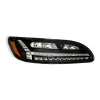 LED Headlights Kit with White Light Bar for Peterbilt 386 (2006–2016)