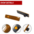 Set of 2 Amber Front Side Marker Lights for Jeep J-Series