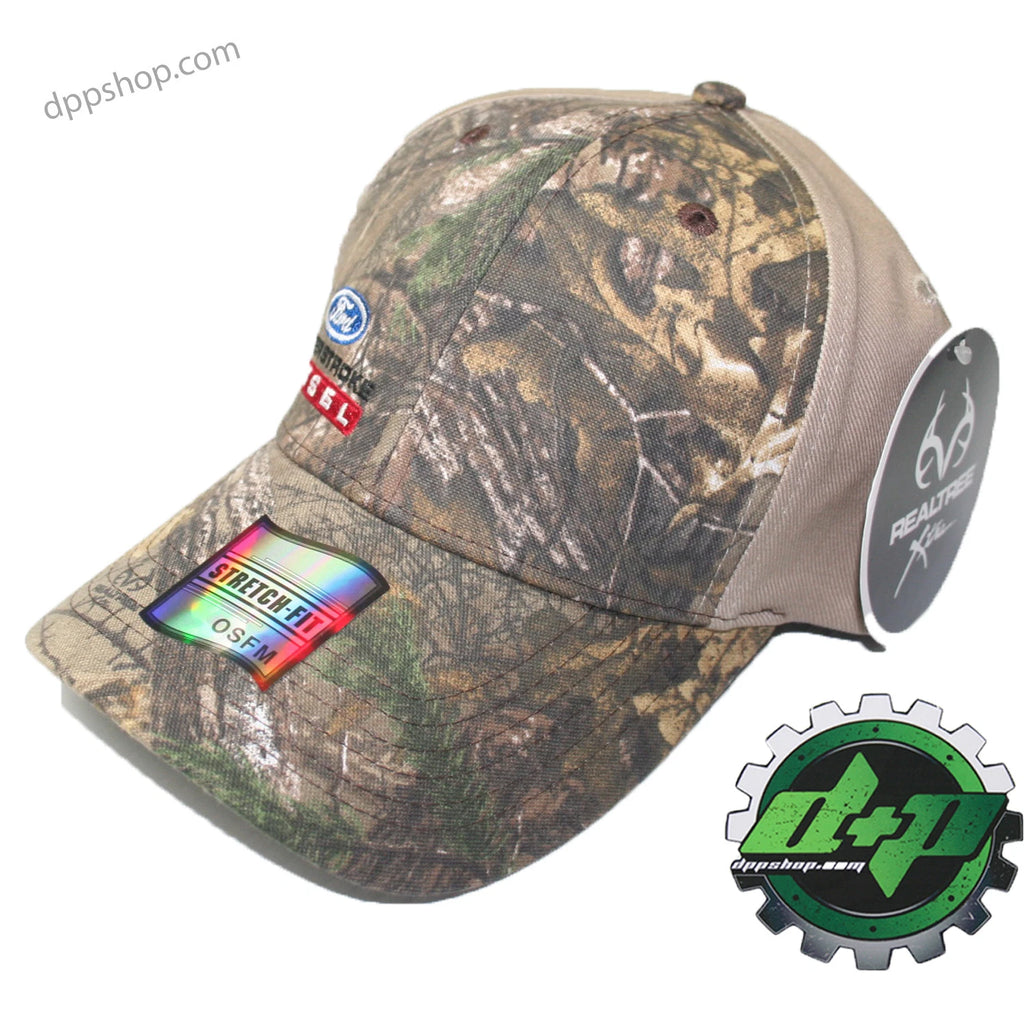 Real Tree Stretch Fit Cap for Ford Powerstroke Diesel (Fits Most Sizes)