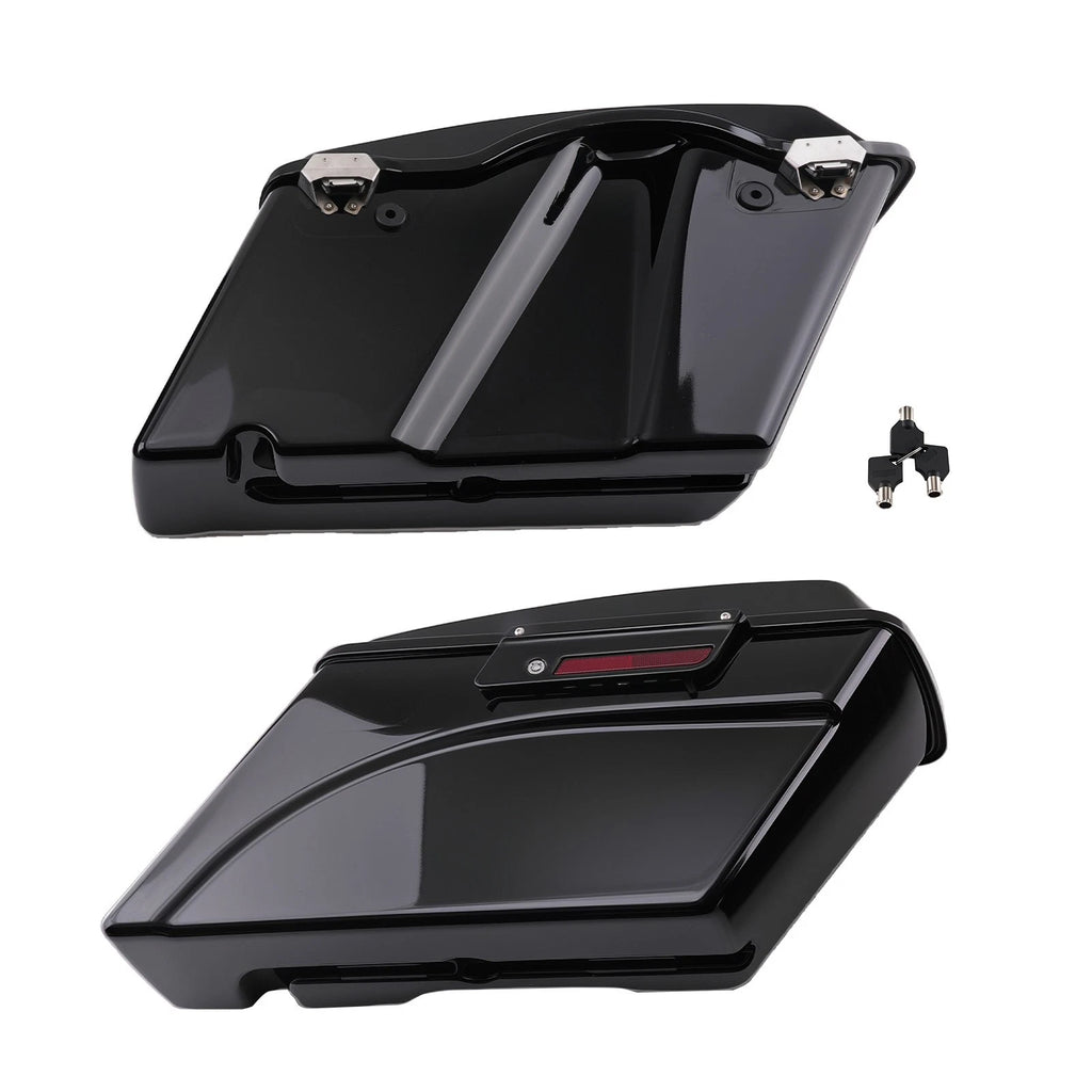 Hard Shell Motorcycle Luggage for Harley Softail Dyna (Conversion Required)