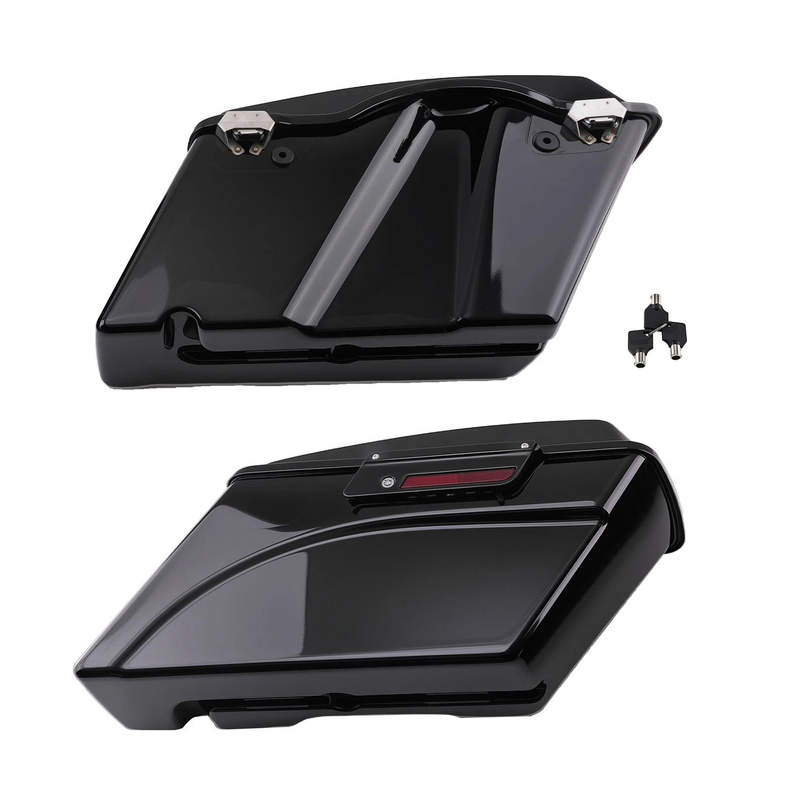 Hard Shell Motorcycle Luggage for Harley Softail Dyna (Conversion Required)