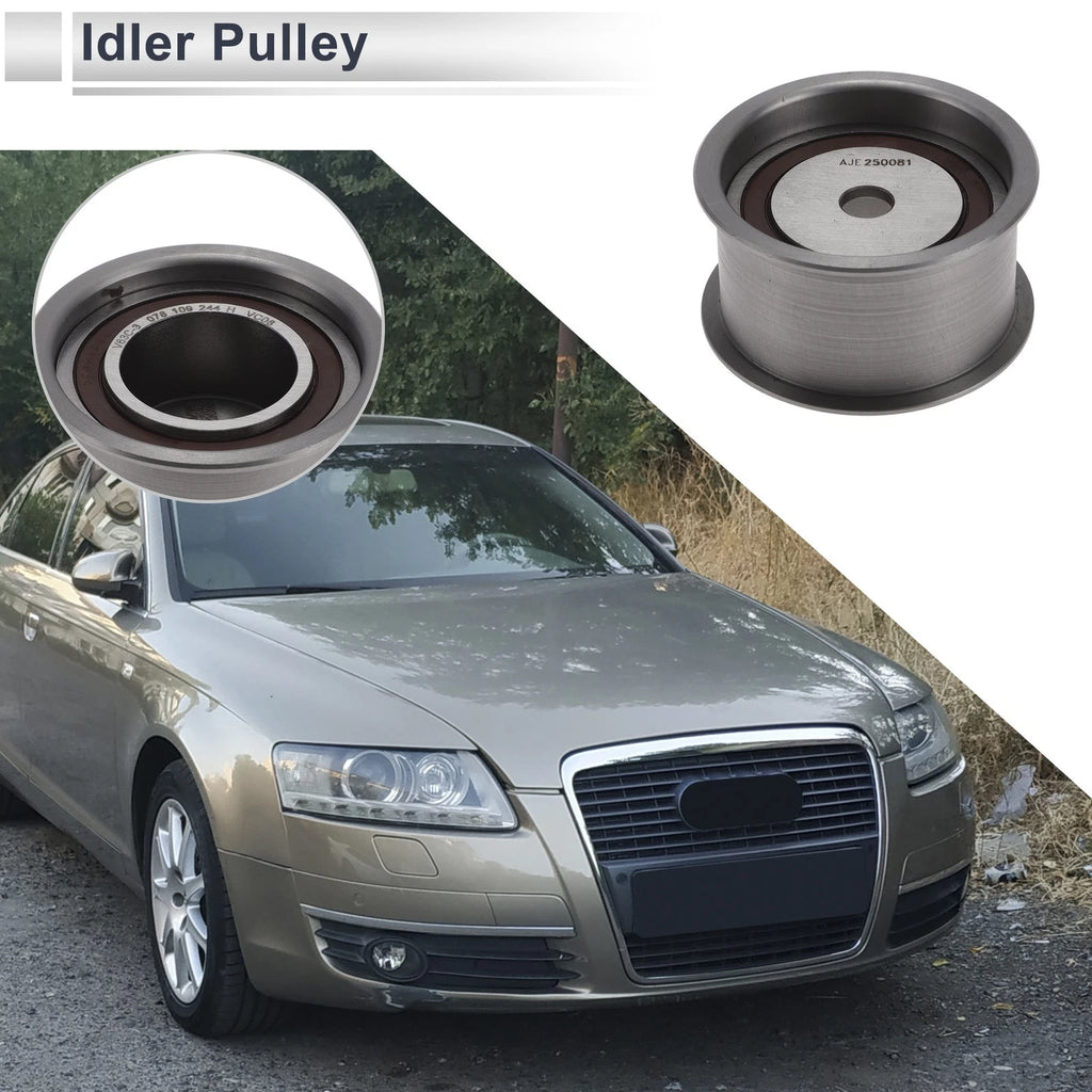 Drive Belt Idler Pulley for Audi A4 (1996–2005) No. 078109244H Steel