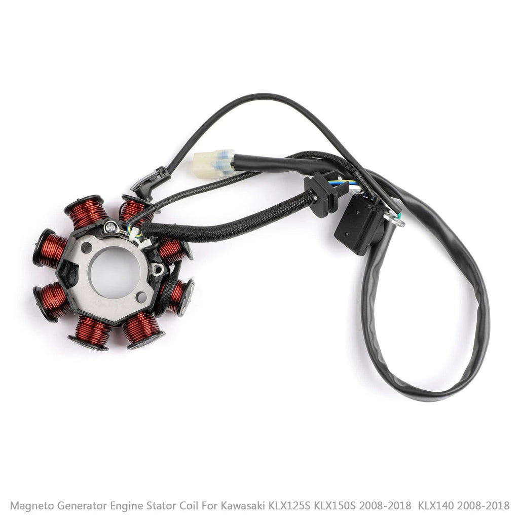 Stator Coil Generator 8-Pole for Kawasaki KLX140 KLX140G KLX140L (2008–2026)