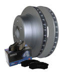 Rear Brake Kit 330mm Disc Rotors & Akebono Ceramic Pads for Cadillac Chevrolet GMC