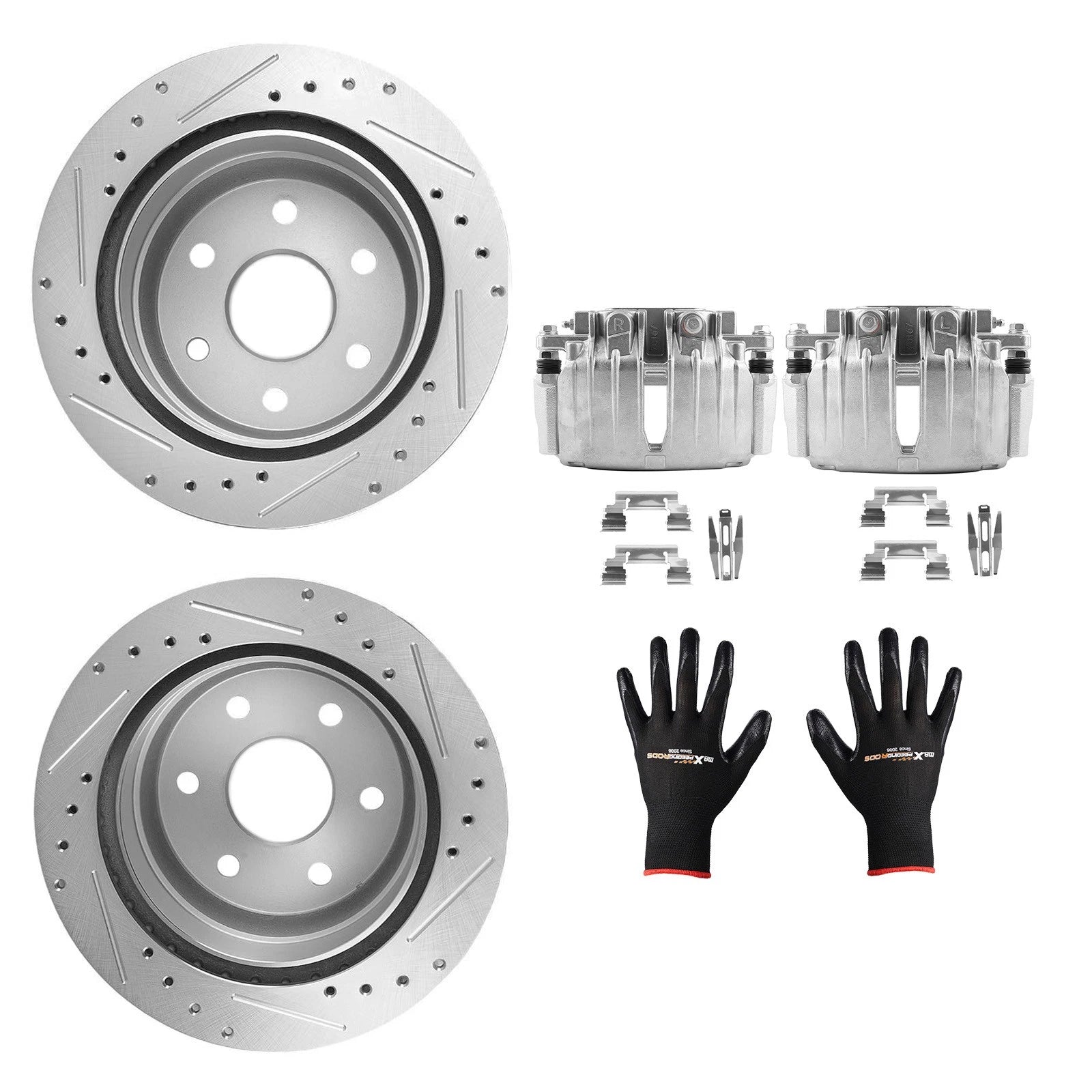 Brake Rotors and Calipers Kit for Chevrolet Suburban 1500/Tahoe (2000–2006)