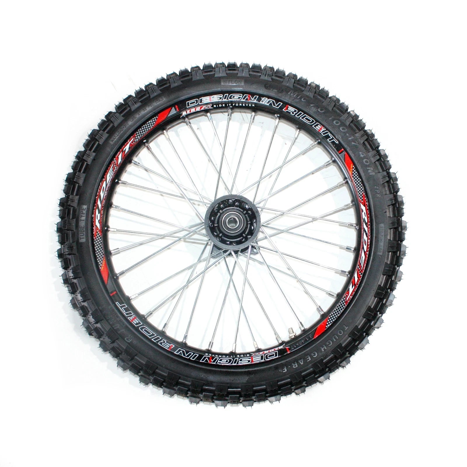 15mm Axle Front Wheel Rim Tire for PIT PRO Dirt Bike (70/100 - 17)