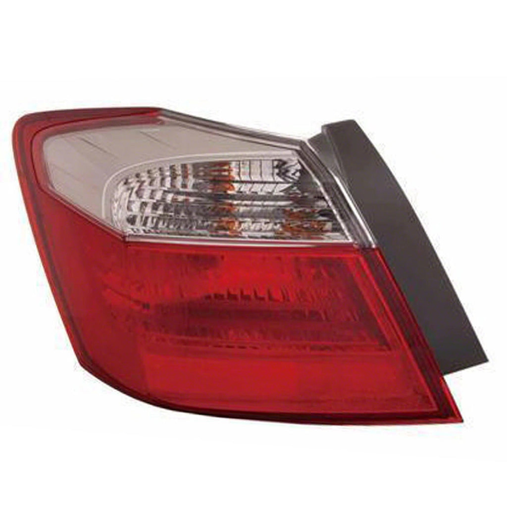 Passenger Side Outer Non-LED Tail Light Assembly for 2013-2015 Honda Accord