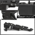 Set of 2 Front Bumper Bracket Retainers for Audi A6 S6 (2012–2018)