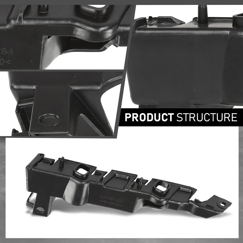Set of 2 Front Bumper Bracket Retainers for Audi A6 S6 (2012–2018)