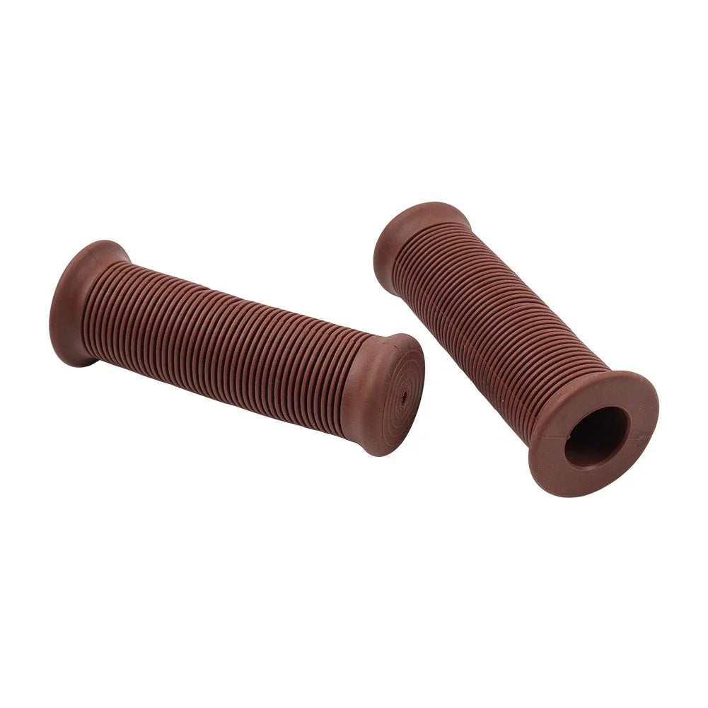 Universal 7/8" 22MM Dark Brown Handlebar Grips for Scooter Bicycle