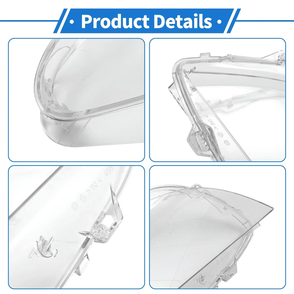 Front Left & Right Headlight Lens Covers for BMW 740i