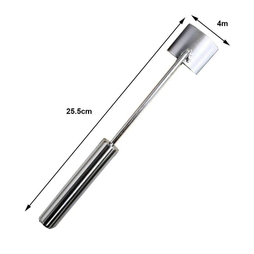 Stainless Steel Corn Cob Stripper Tool with Long Handle for Kitchen Use
