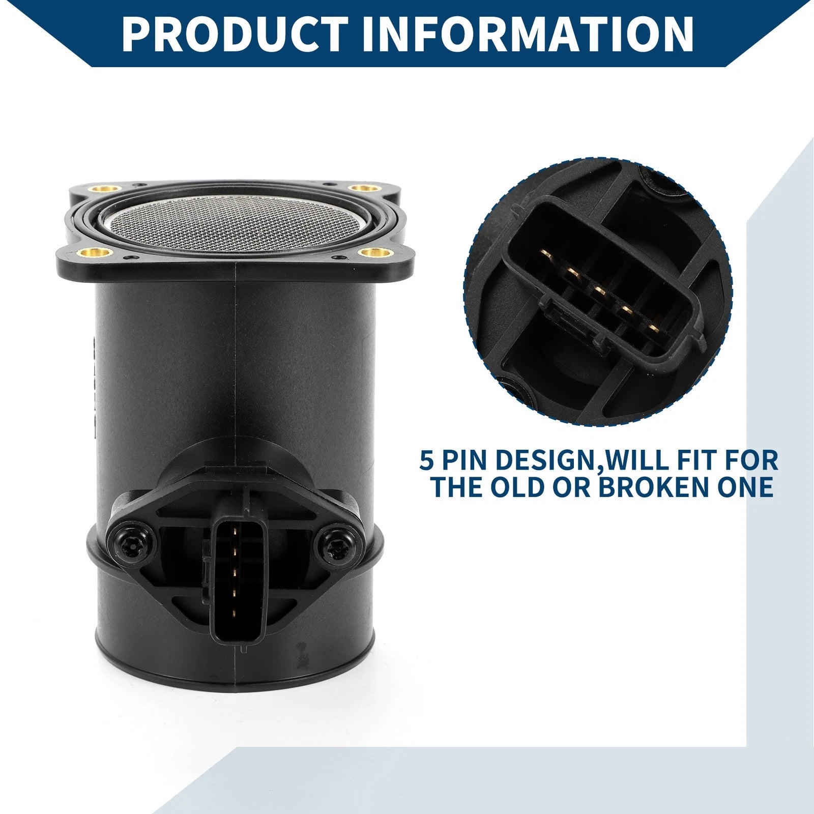 Mass Air Flow Sensor Assembly No.22680AU300 for Nissan Almera N16 (2000–2006)