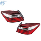 Set of 2 Red Tail Lights for Honda Accord (2016-2017)