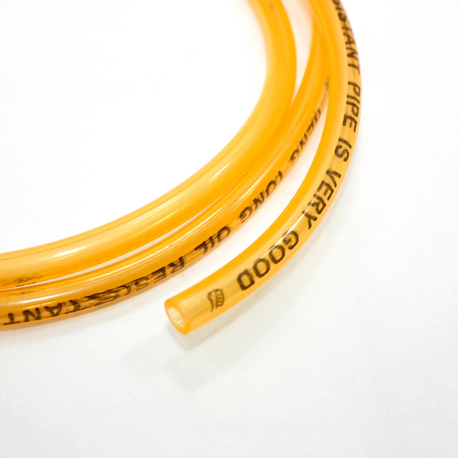 Clear Orange 5mm ID Fuel Line Hose for ATV Buggy (1 Meter)