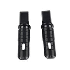Black Rear Footrests Passenger Pegs for Honda Forza 750 (2021-2023)