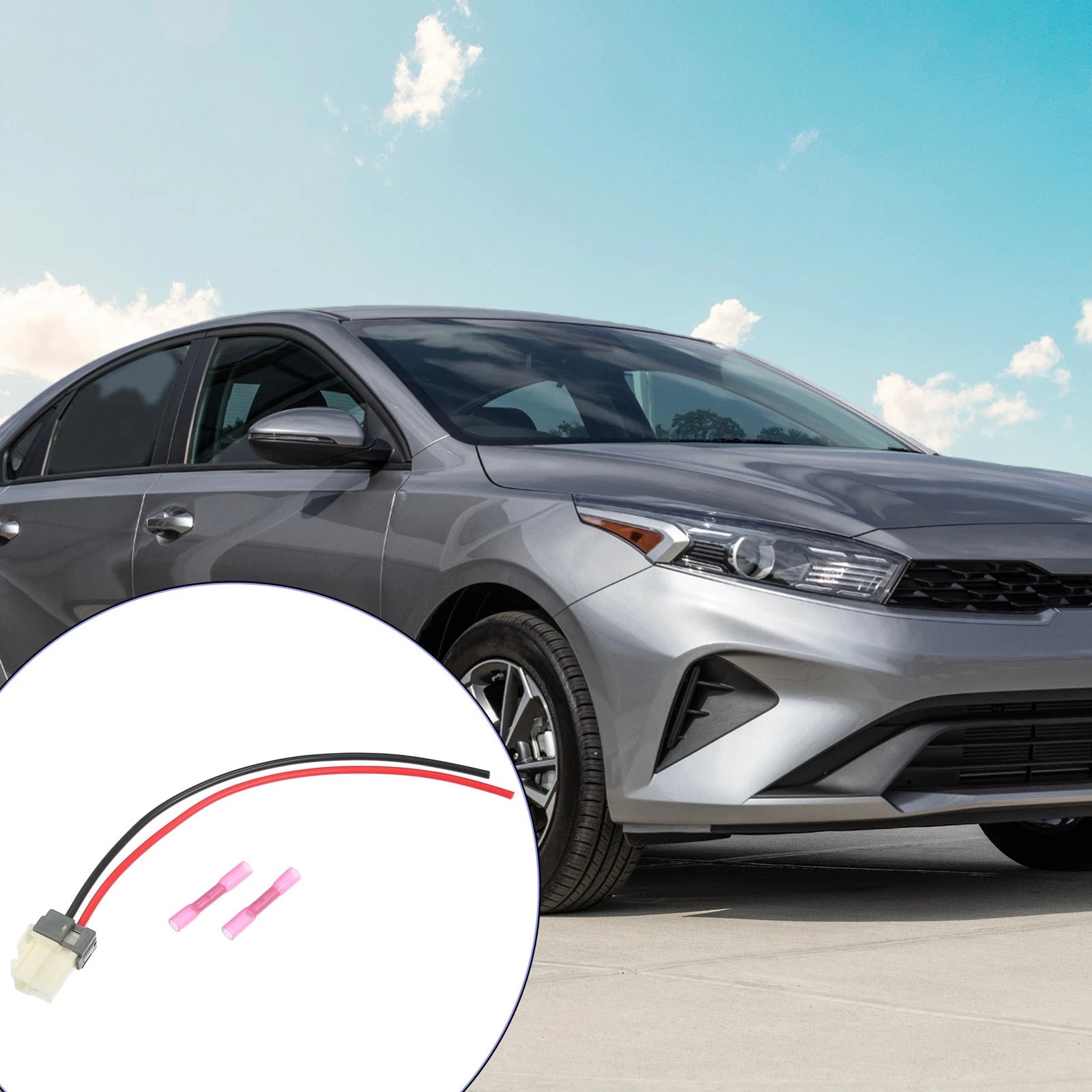 Blower Motor Connector Wire Harness with 2 Terminals for Kia Forte 