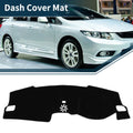 Dashboard Cover Mat for Honda Civic FL5 (2022–2024) Sun Protector Black