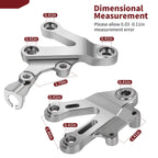 Set of 2 Footpeg Brackets for Kawasaki Ninja ZX-6R ZX-9R ZZR600 (1998–2008)