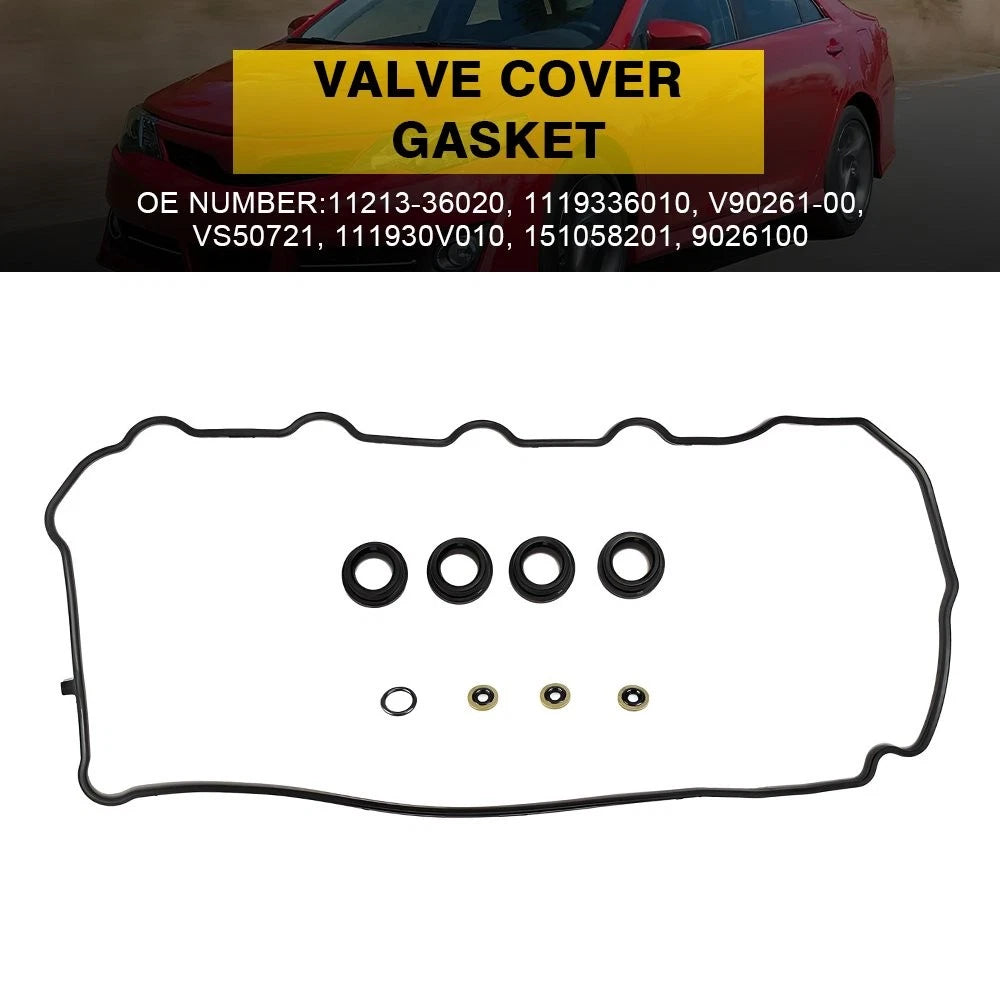 Valve Cover Gasket Set for Toyota Camry RAV4 Venza Highlander Lexus 2.5L