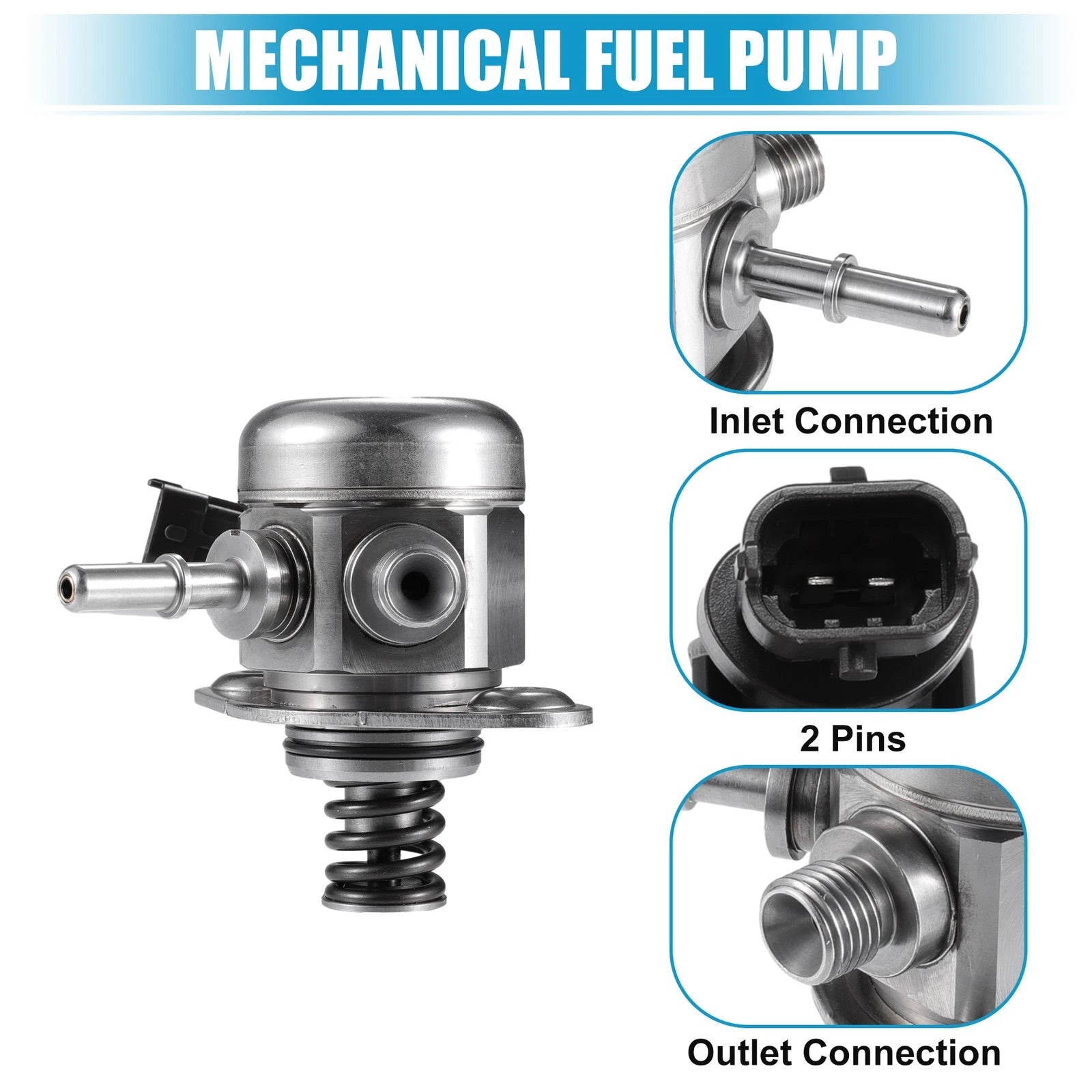Fuel Pump for Hyundai Tucson (2018–2021) No. 353202GGA0 Silver Tone