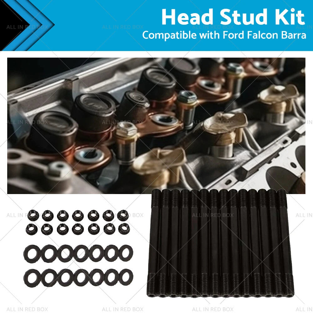 Head Stud Kit for Ford Falcon XR6 BA BF FG FGX 4.0 6 Cyl 12 Point