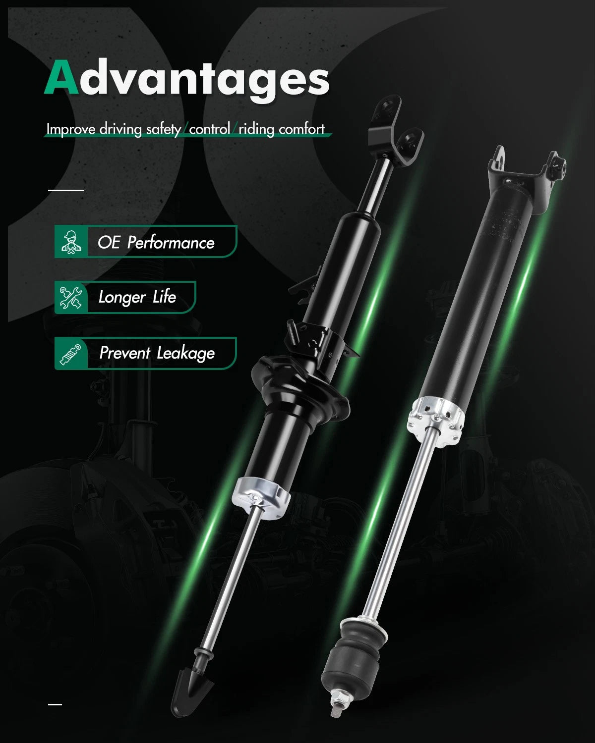 Set of 4 Shock Struts Kit for Infiniti G35 (2003–2006)