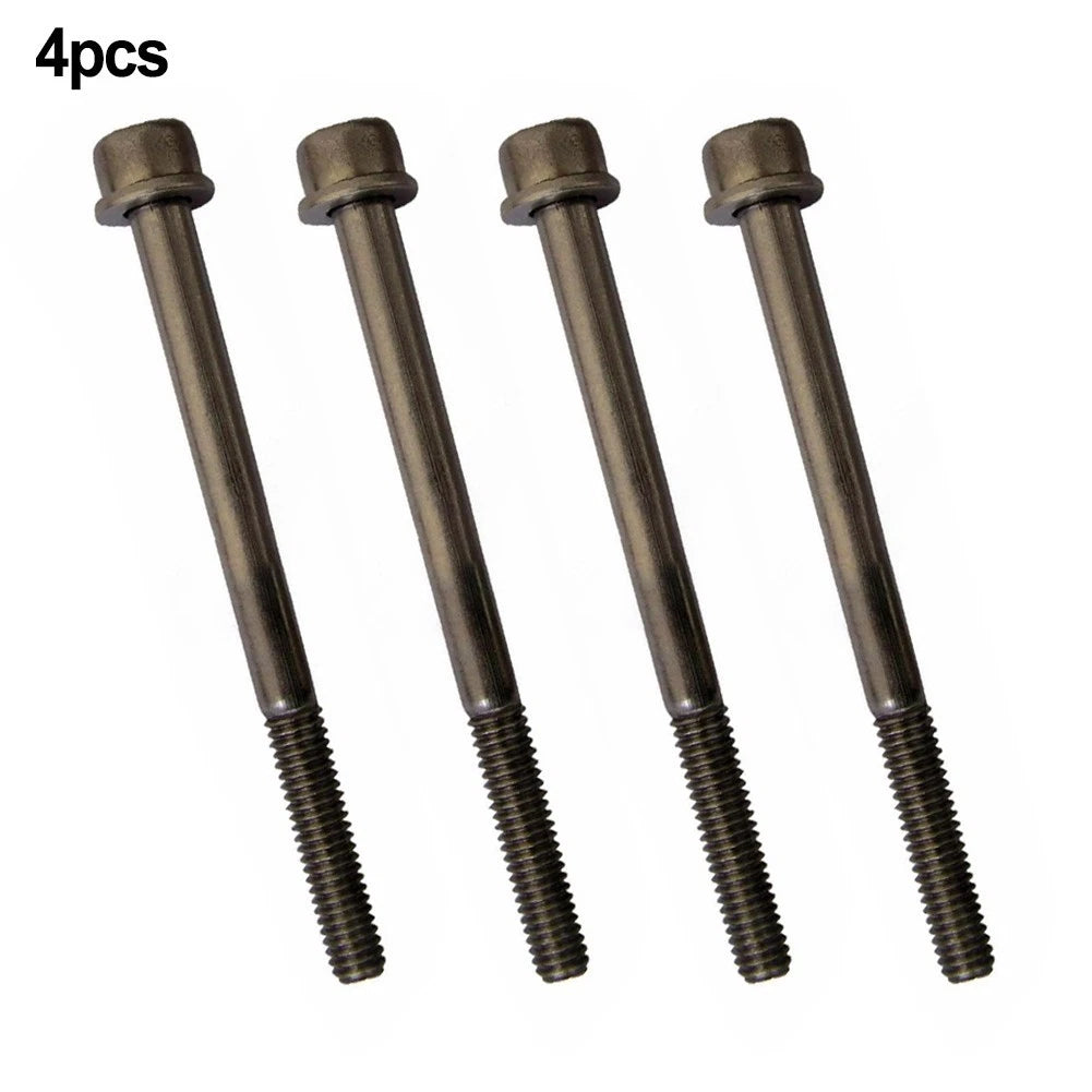 4Pcs Chainsaw Bolt Screws for Husqvarna 136 137 141 (Compatible)