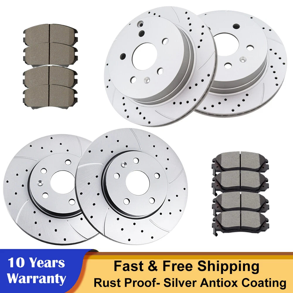 Brake Rotors and Pads Kit for Chevy Equinox GMC Terrain (2010–2017)