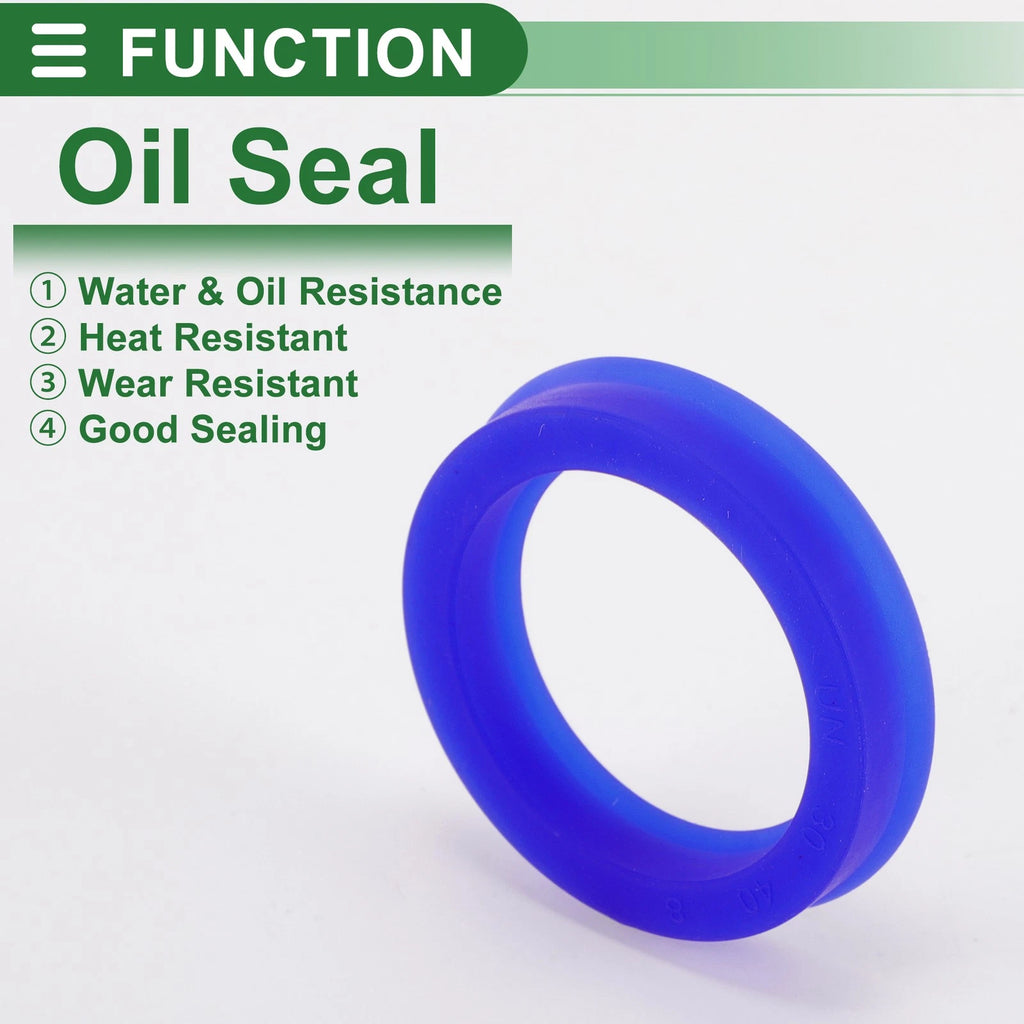 Set of 5 Oil Seal Rotary Shaft Seal 30x40x8mm TPU High Pressure