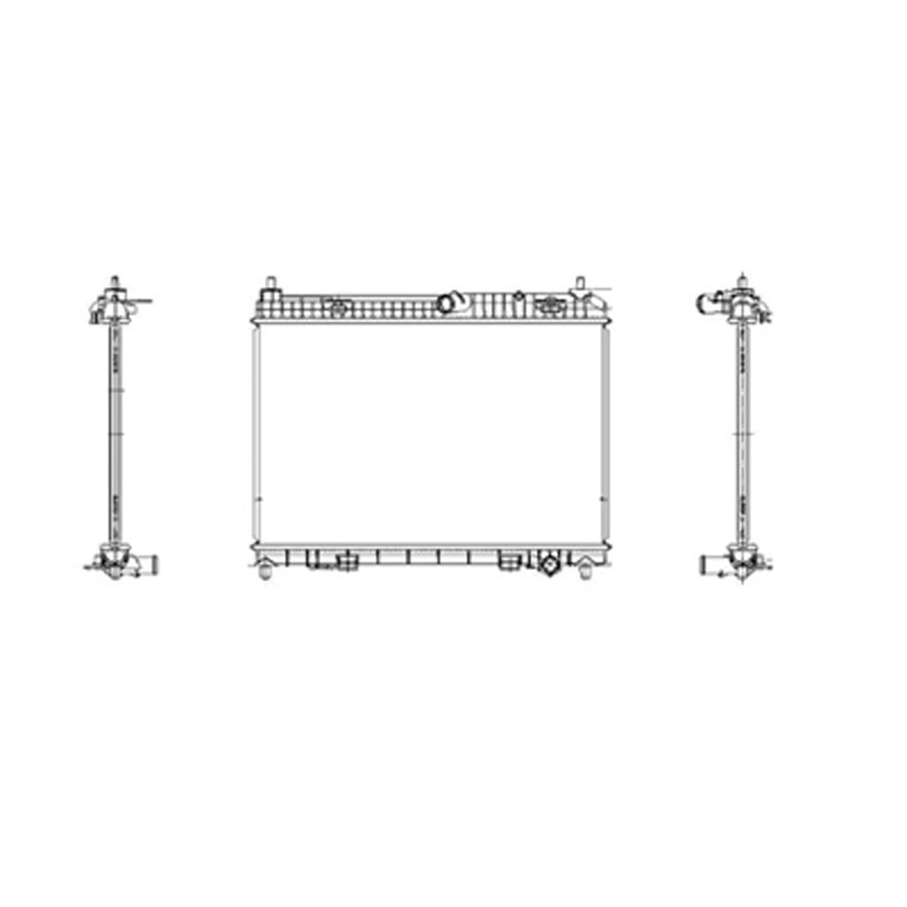 Replacement Plastic/Aluminum Radiator (See compatibility Chart)